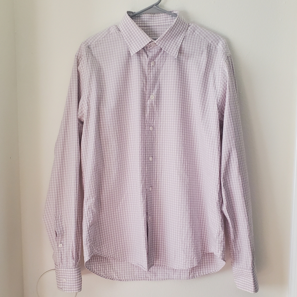 Versace collection mens button down dress shirt